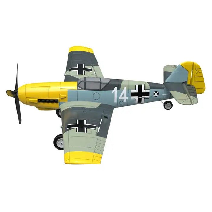 RC Plane - Ready To Fly - WWII Messerschmitt BF109 400mm With 4Ch Remote and Gyro