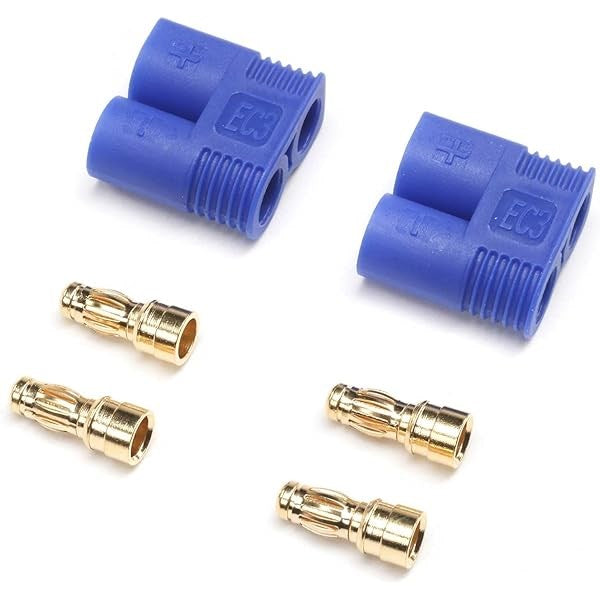 Eflite EFLAEC302 EC3 Battery Connector Brass Female and Case (2)