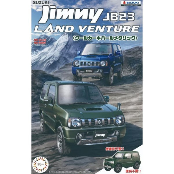 Fujimi 066295 1/24 Suzuki Jimny JB23 Land Venture - Cool Khaki Pearl Metallic