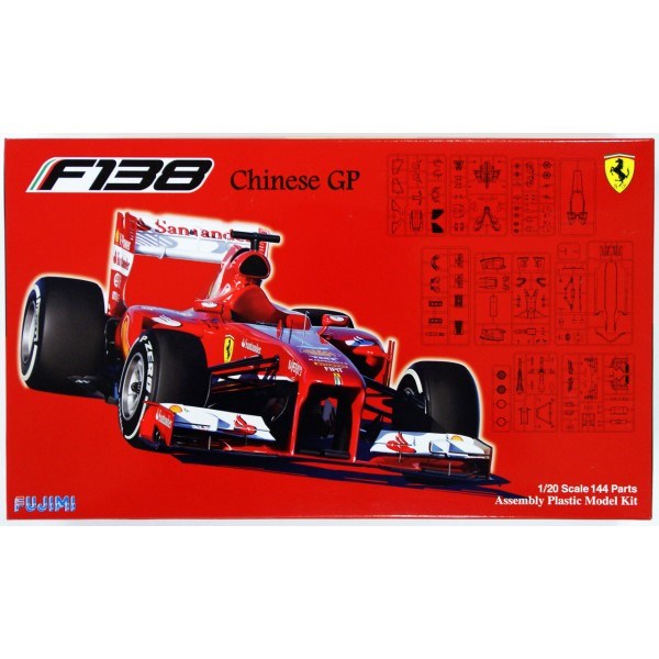 Fujimi 091761 1/20 F1 Ferrari F138 Chinese GP