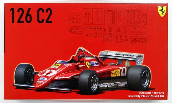 Fujimi 091945 1/20 Ferrari 126C2 F1 Car 1982