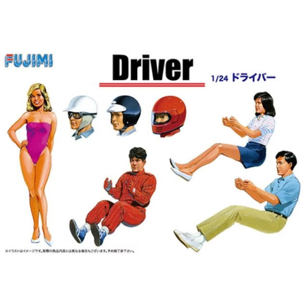 Fujimi 116600 1/24 Driver Figures Set