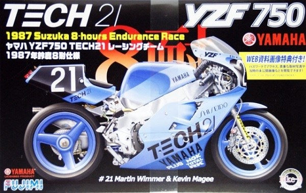 Fujimi 141329 1/12 Yamaha YZF 750 Tech 21 - 1987 Suzuka 8-Hours Endurance Race