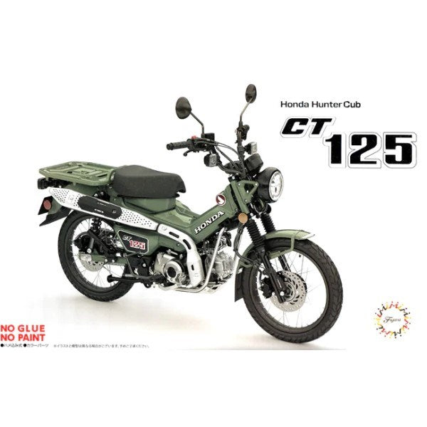 Fujimi 141954 1/12 Honda CT125 Hunter Cub Snap Kit - Pearl Organic Green