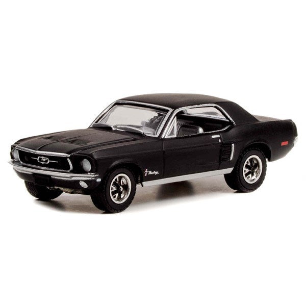GreenLight 30354 1/64 1968 Ford Mustang Coupe (Stealth Black) - "He Country Special" Goodro Ford