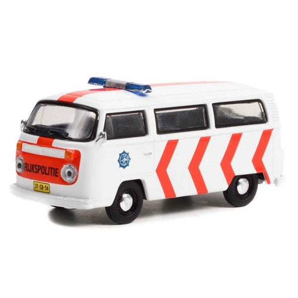 GreenLight 36050-B 1/64 1975 Volkswagen Type 2 (T2B) - Rijkspolitie (Dutch National Police)