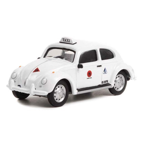 GreenLight 36050-F 1/64 Volkswagen Beetle Taxi (White) - Taxco Mexico