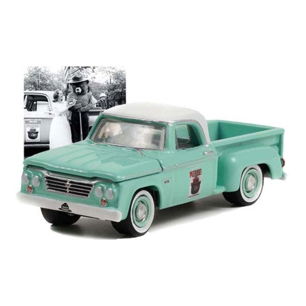 GreenLight 38020-B 1/64 1965 Dodge D-100 Pickup - "PLEASE! Only You Can Prevent Forest Fires"