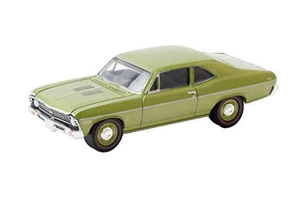 GreenLight 39050-A 1/64 1968 Chevrolet Nova SS (Metallic Green)