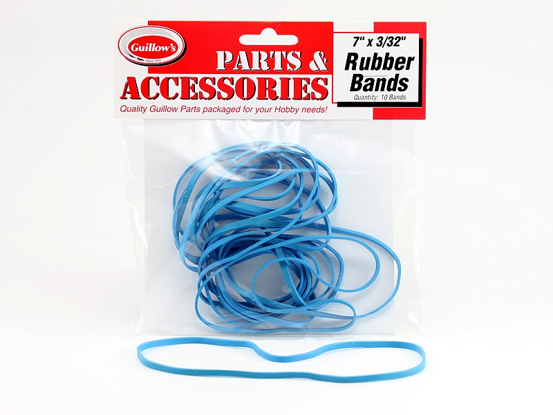Guillows #119 Rubber Bands 7 x 3/32" - 10 Pack