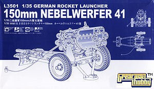 Greatwall Hobby 1/35 L3501 German 150mm Rocket Lanucher Nebel Werfer 41