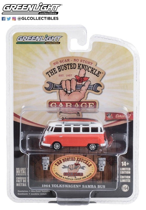 Greenlight Gl-39120-D 1/64 1964 Volkswagen Samba Bus