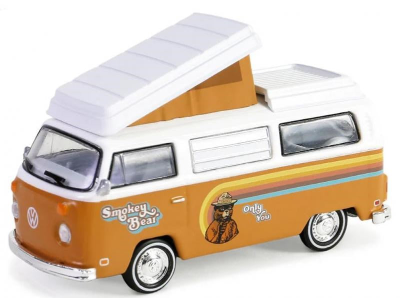 GreenLight GL-38060-C 1/64 1974 Volkswagen Type 2 T2 Westfalia Campmobile