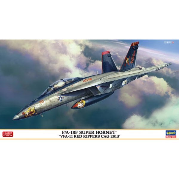 Hasegawa 02385 1/72 F/A-18F Super Hornet 'VFA-11 Red Rippers CAG 2013'