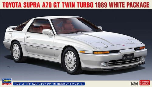 Hasegawa 1/24 20504 Toyota Supra A70 GT Twin Turbo 1989 White Package