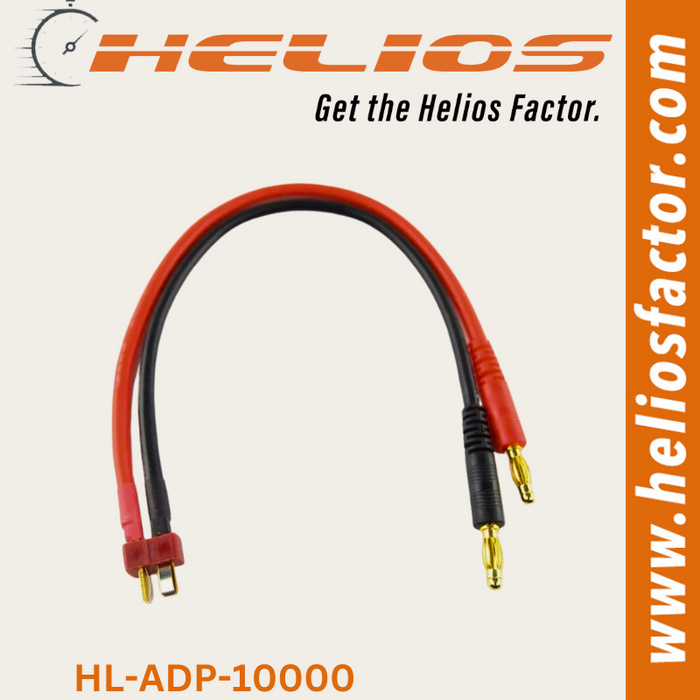 Helios - Connector Deans T (Male) To 4mm Banana