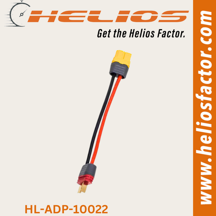 Helios - Adapter Lead / Charge Cable - XT60(Female) To Deans T(Male) - 120mm(Length)