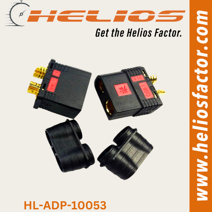 Helios - Connector - QS8-S Heavy Duty Gold (Male & Female) Anti-Spark