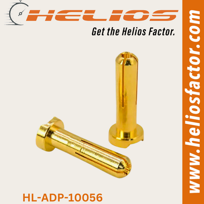 Helios - Connector - 4mm Gold Banana Bullet Plug Male (Pair)