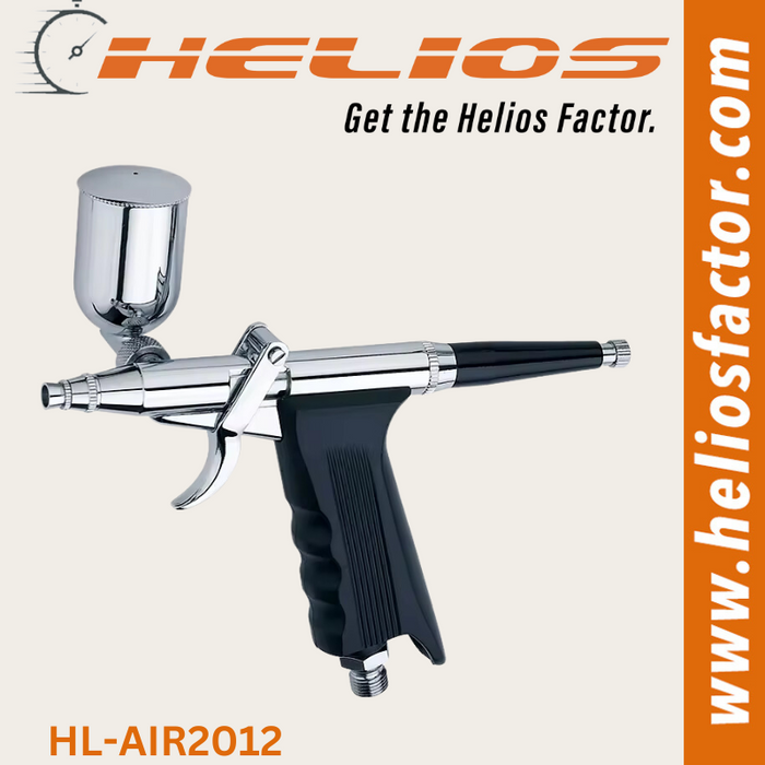 Helios - Single Action Gun Handle Gravity Airbrush Kit