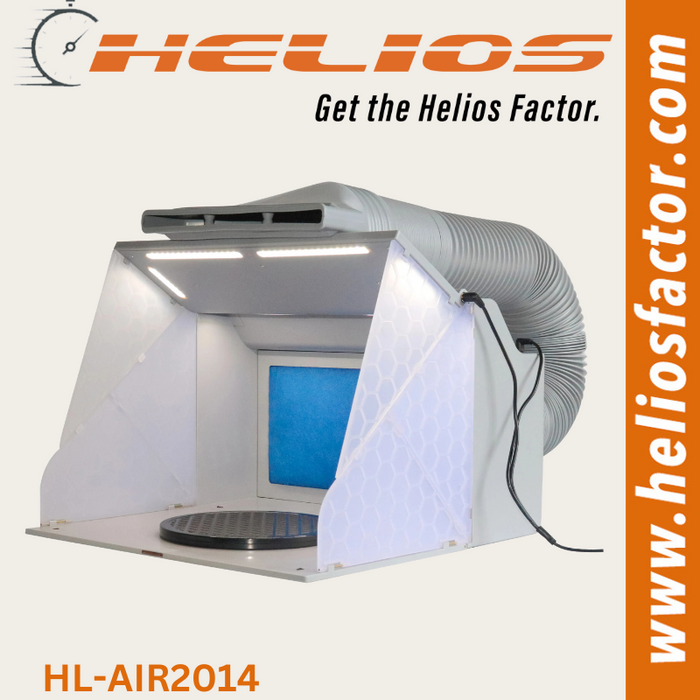 Helios - Airbrush Spray Booth with Exhaust Fan (5.2m3/min)