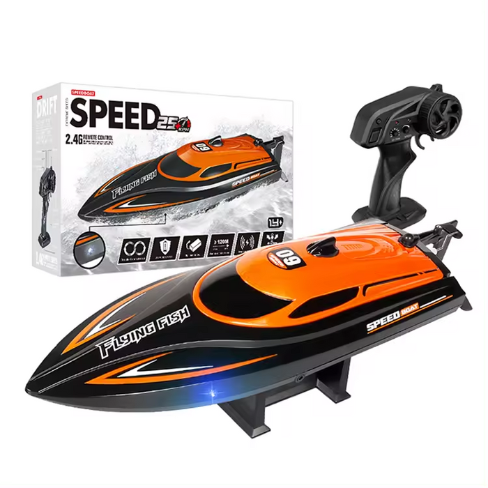 RC Racing Boat - Ready to Run - Batteries Included 2.4 GHZ