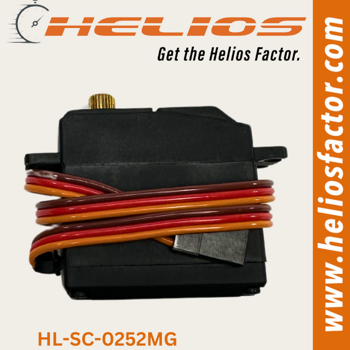 Helios - Waterproof Servo - 13kg - 0.14sec Digital Iron Core Metal Gear (Exceeds Savox SC-0252MG Specs)