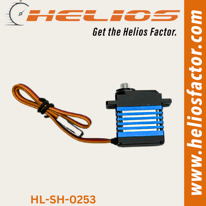 Helios - Micro Digital Servo 2.5kg - 0.048sec Metal Gear (Exceeds Savox SH-0253 Specs)