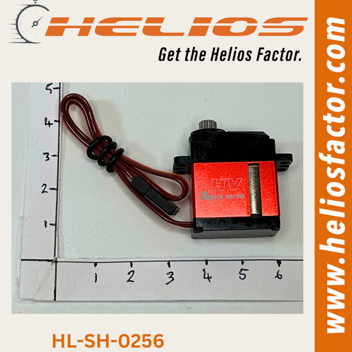 Helios - Micro Servo 4.6kg/0.06sec - High Speed - Digital - Alloy (Matches Savox SH-0256 Specs)