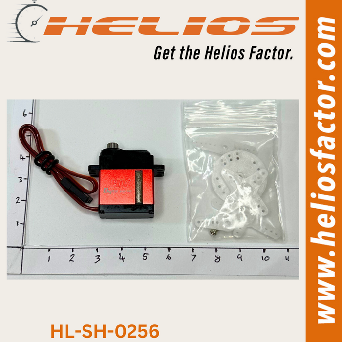 Helios - Micro Servo 4.6kg/0.06sec - High Speed - Digital - Alloy (Matches Savox SH-0256 Specs)