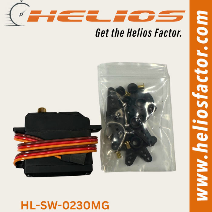 Helios - Waterproof Digital Servo Standard Size 10kg .0.12s (Exceeds Savox SW-0230MG and SC-0254MG Specs)