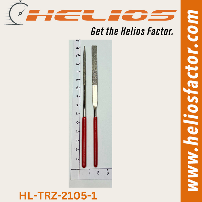 Helios - 2x Diamond Needle File Set (1x Rectangle & 1xSquare)