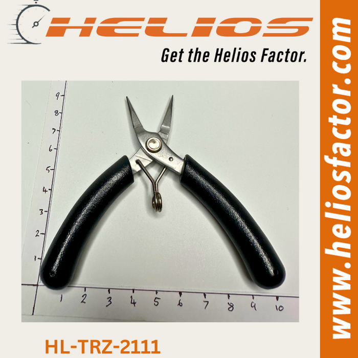 Helios - Small Spring Loaded Round Nose Pliers - 89mm