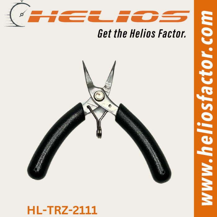 Helios - Small Spring Loaded Round Nose Pliers - 89mm