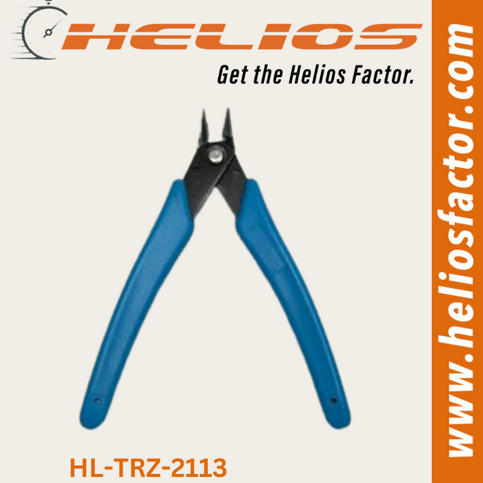 Helios - Diagonal Nippers - High Carbon Steel - Lightly Spring Loaded