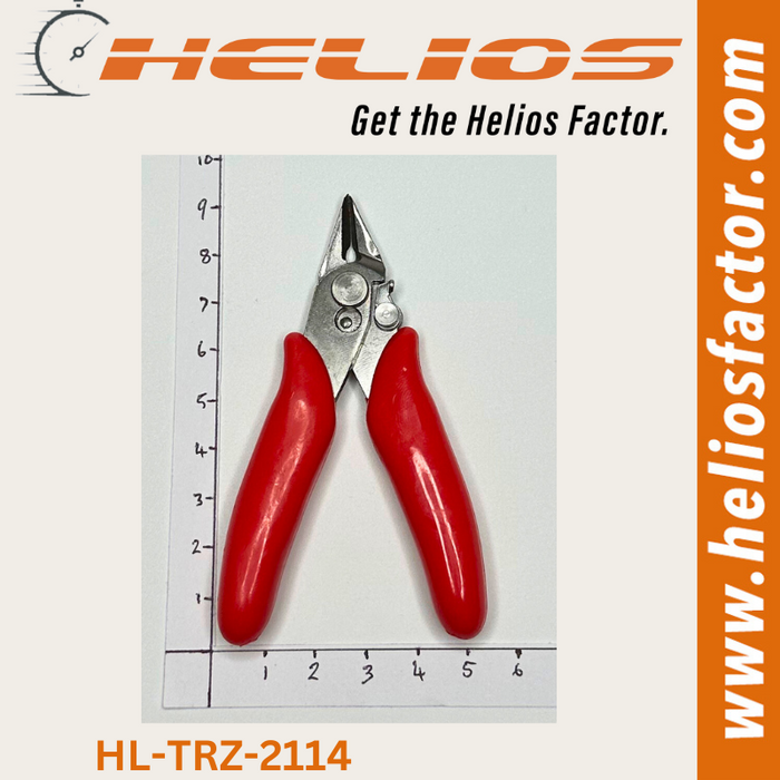 Helios - Mini Spring Loaded Diagonal Nippers - Stainless Steel