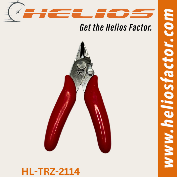 Helios - Mini Spring Loaded Diagonal Nippers - Stainless Steel