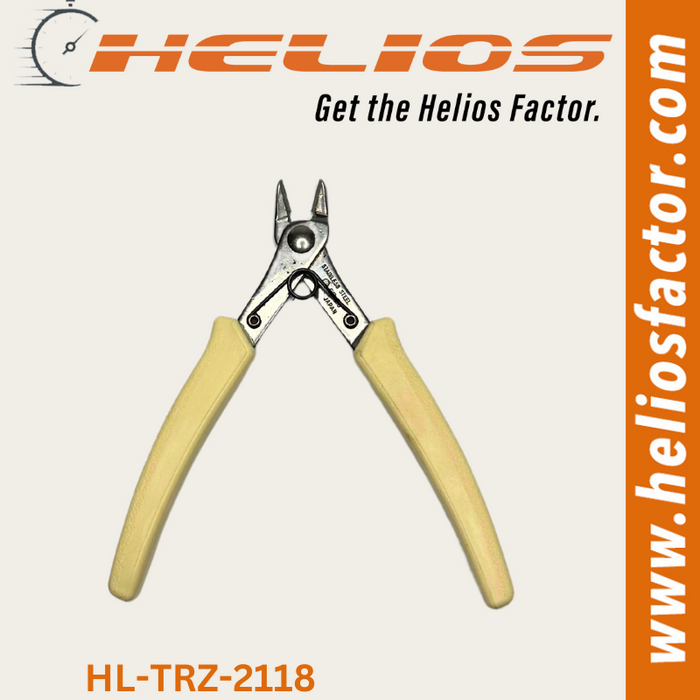 Helios - 126mm Stainless Steel Flush Nose Nippers - Spring Loaded