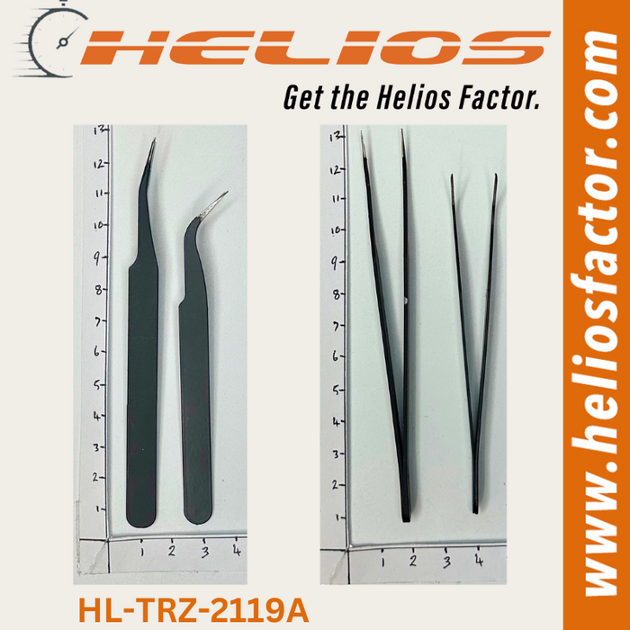 Helios -  Anti-static ESD Stainless Steel Tweezers Set