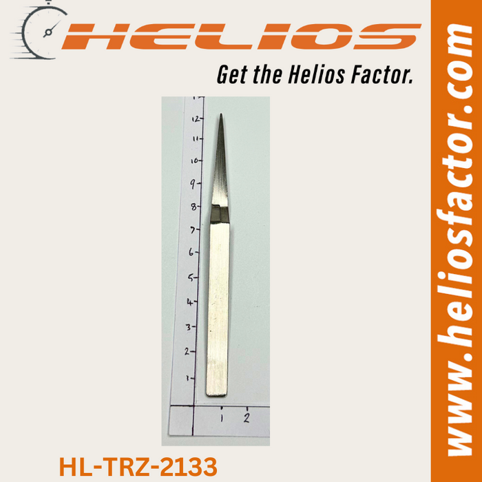 Helios - Reverse Action Angled Tweezers Pointed Head - Stainless Steel