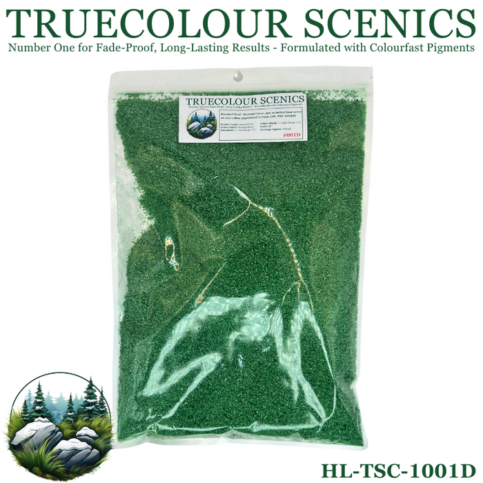 Truecolour Scenics Blended Turf Ground Cover Fine Light Standard Green