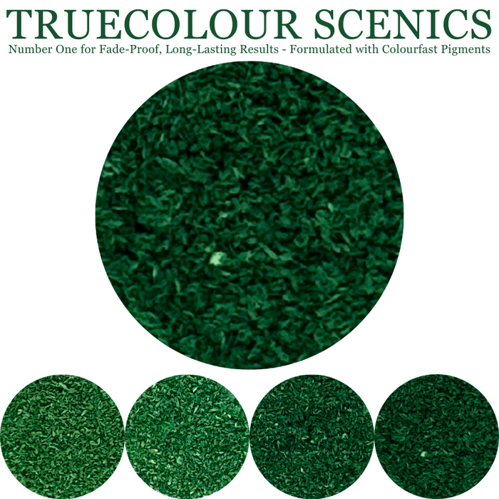 Truecolour Scenics Blended Turf Ground Cover Fine Dark Standard Green