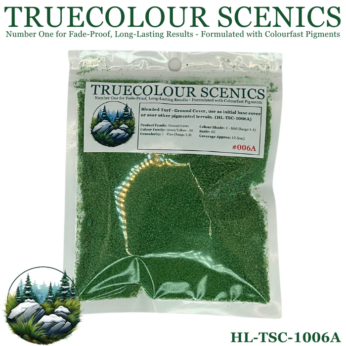 Truecolour Scenics Blended Turf Ground Cover Fine Medium 2 Green/Yellow-50