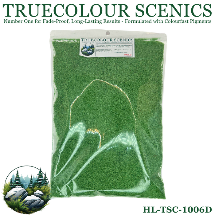 Truecolour Scenics Blended Turf Ground Cover Fine Medium 2 Green/Yellow-50