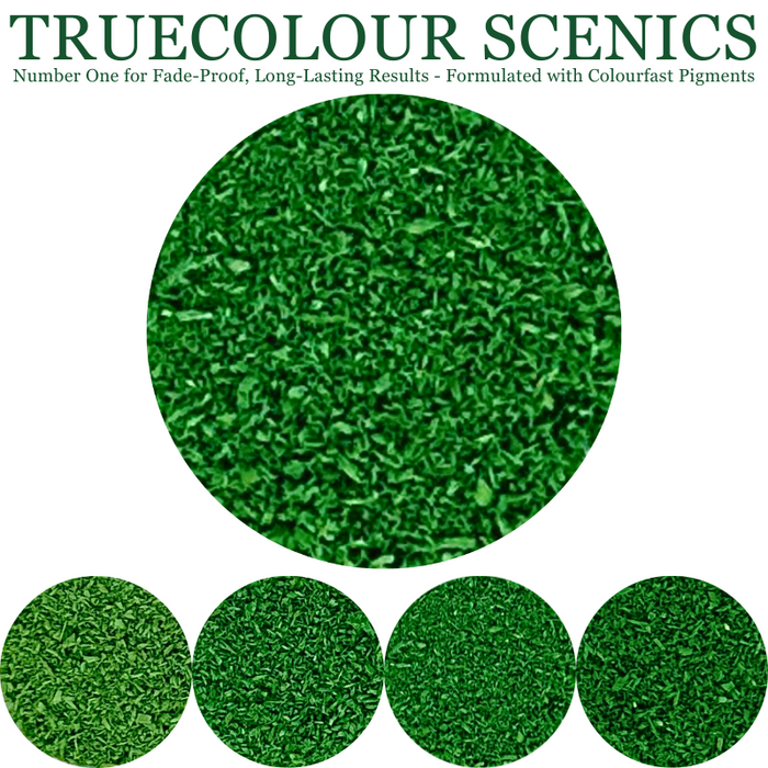 Truecolour Scenics Blended Turf Ground Cover Fine Medium 3 Green/Yellow-50