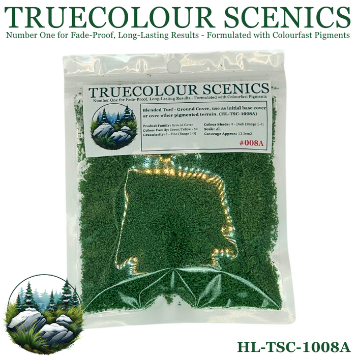 Truecolour Scenics Blended Turf Ground Cover Fine Dark Green/Yellow-50