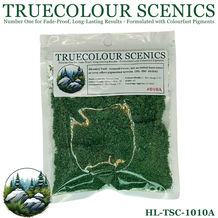 Truecolour Scenics Blended Turf Ground Cover Fine Medium 2 Green/Yellow-25