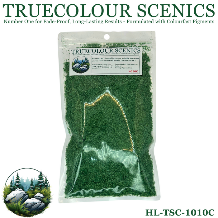 Truecolour Scenics Blended Turf Ground Cover Fine Medium 2 Green/Yellow-25