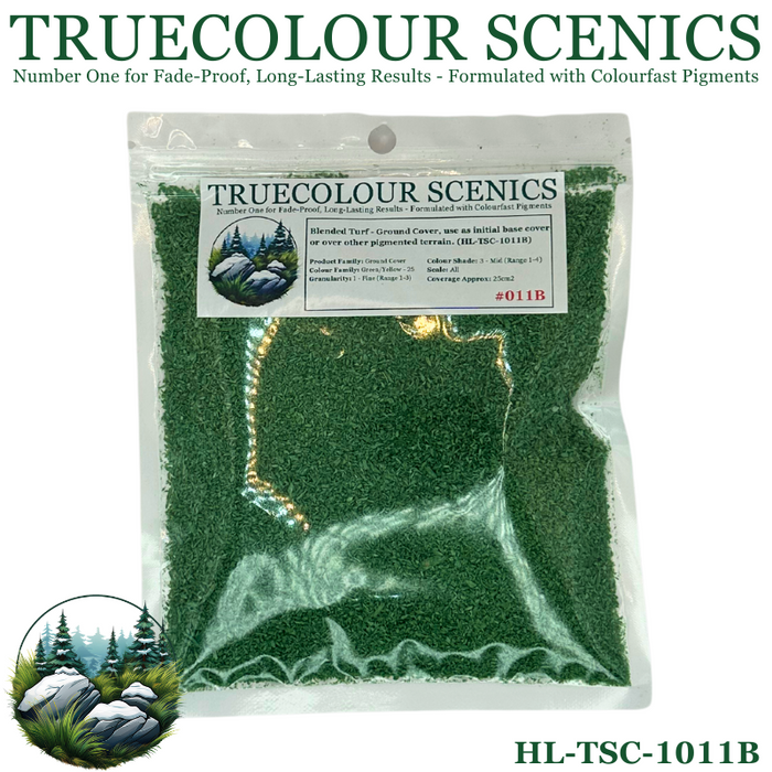 Truecolour Scenics Blended Turf Ground Cover Fine Medium 3 Green/Yellow-25