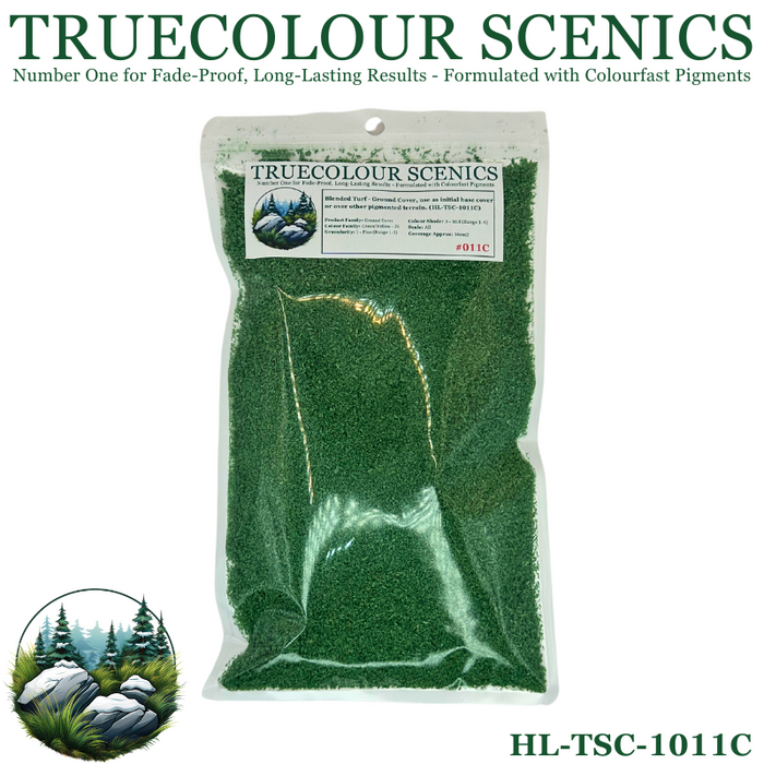 Truecolour Scenics Blended Turf Ground Cover Fine Medium 3 Green/Yellow-25